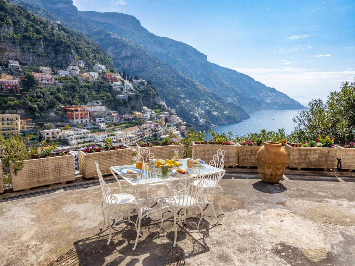 Вилла Rosa House - Breathtaking View Of The Amalfi Coast Позитано Экстерьер фото
