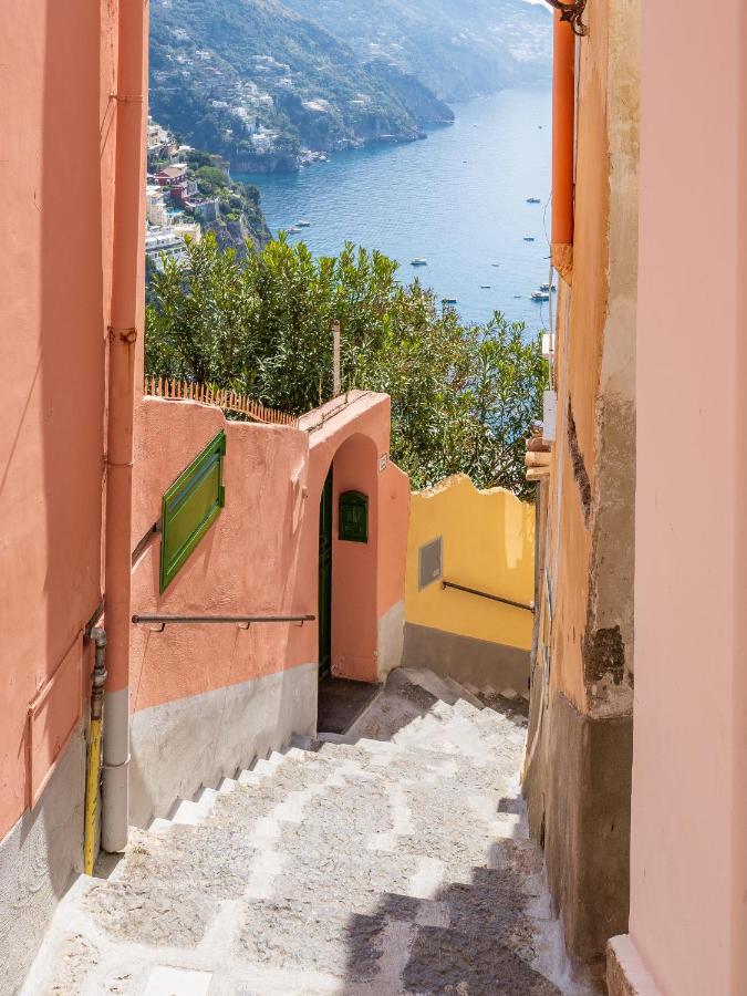 Вилла Rosa House - Breathtaking View Of The Amalfi Coast Позитано Экстерьер фото