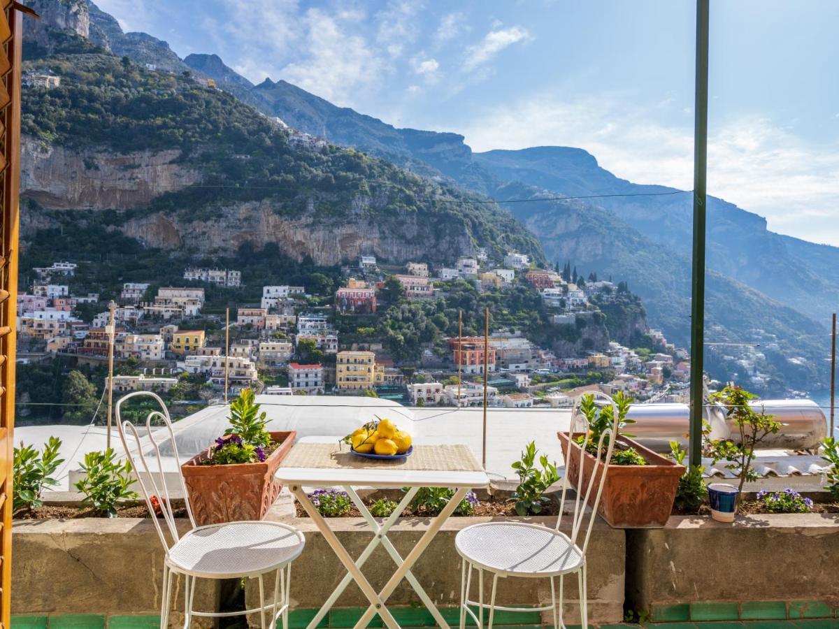 Вилла Rosa House - Breathtaking View Of The Amalfi Coast Позитано Экстерьер фото