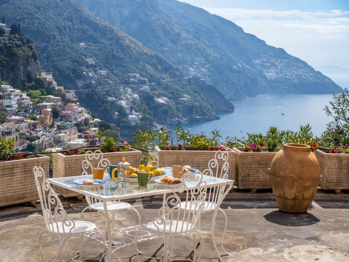 Вилла Rosa House - Breathtaking View Of The Amalfi Coast Позитано Экстерьер фото