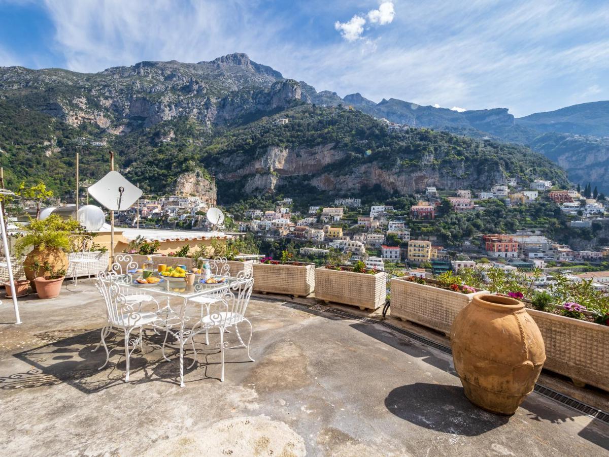 Вилла Rosa House - Breathtaking View Of The Amalfi Coast Позитано Экстерьер фото