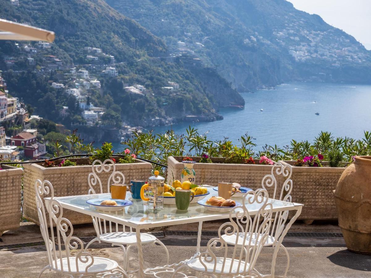 Вилла Rosa House - Breathtaking View Of The Amalfi Coast Позитано Экстерьер фото