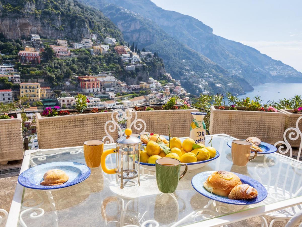 Вилла Rosa House - Breathtaking View Of The Amalfi Coast Позитано Экстерьер фото