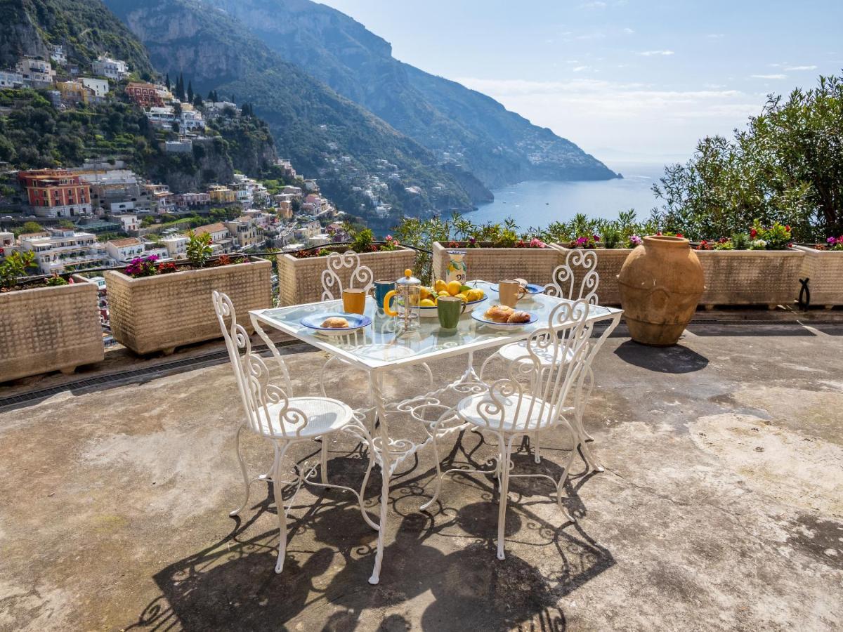 Вилла Rosa House - Breathtaking View Of The Amalfi Coast Позитано Экстерьер фото