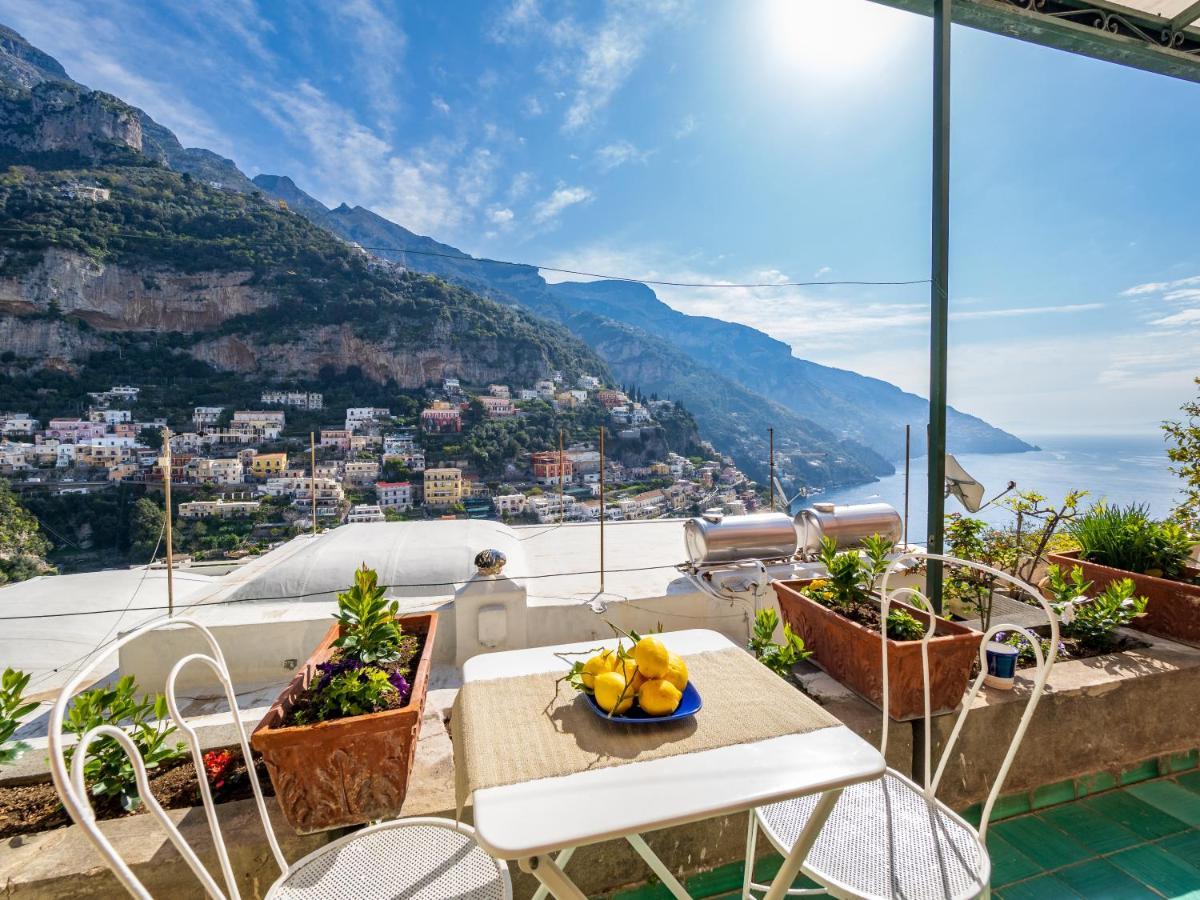 Вилла Rosa House - Breathtaking View Of The Amalfi Coast Позитано Экстерьер фото