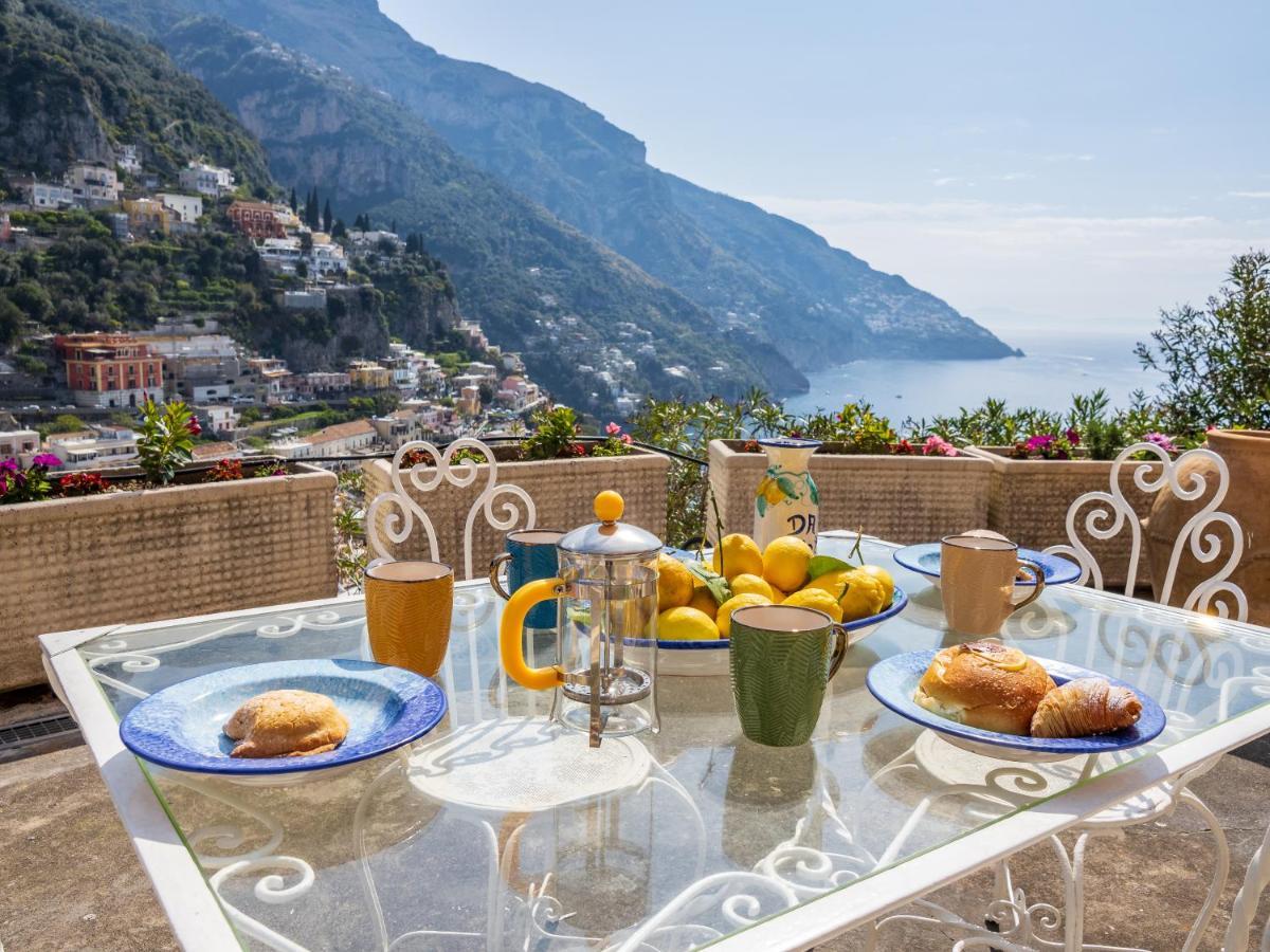 Вилла Rosa House - Breathtaking View Of The Amalfi Coast Позитано Экстерьер фото